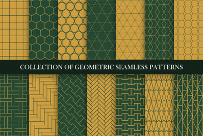 Elegant seamless ornamental patterns