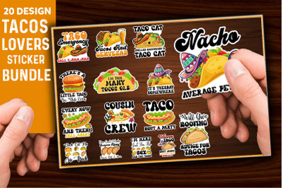 Tacos Lovers Sticker Bundle