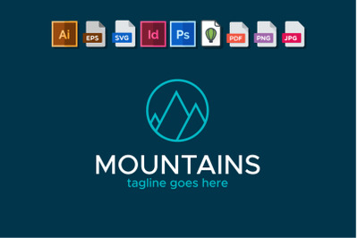 Minimalist Mountain Logo