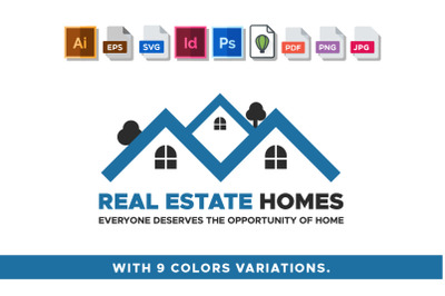 Real Estate Home Logo