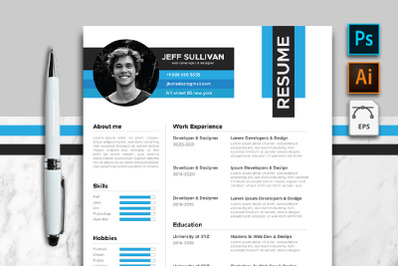 Minimalist Resume For Web Developer &amp;amp; Designer&amp;nbsp;