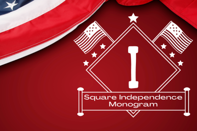 Square Independence Monogram