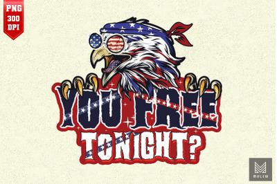 Are You Free Tonight Patriotic Eagle