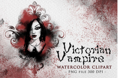 Victorian vampire Clipart