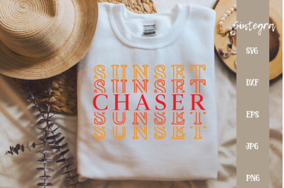 Sunset Chaser SVG file