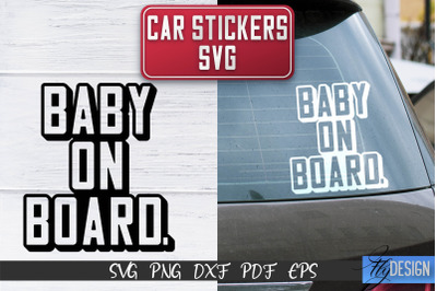 Car Stickers SVG | Car Decals SVG | Funny Quotes SVG