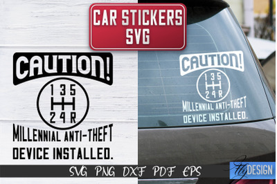 Car Stickers SVG | Car Decals SVG | Funny Quotes SVG