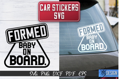 Car Stickers SVG | Car Decals SVG | Funny Quotes SVG