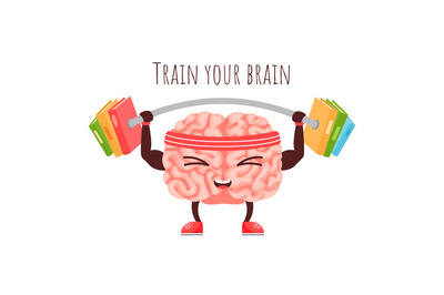 Train your brain. Smart sport exercises workout, mental training and e