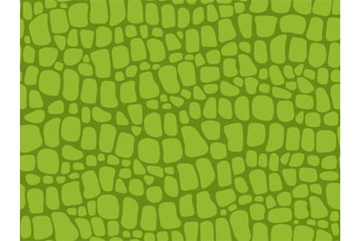 Alligator skin texture. Seamless crocodile pattern&2C; green reptile and