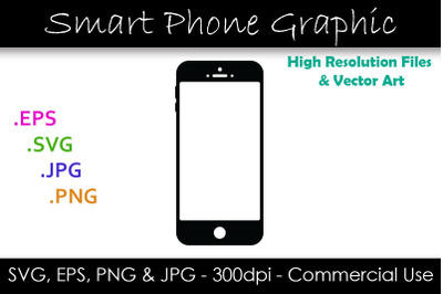 Smart Phone Vector Graphic - Cell Phone Clipart