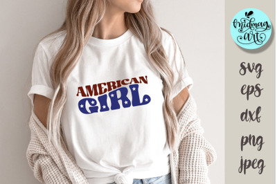 American girl svg&2C; 4th of july svg&2C; digital download&2C;