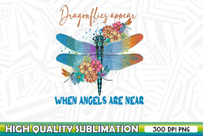 Dragonfly Angel Sublimation