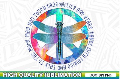 Peace Dragonfly Sublimation