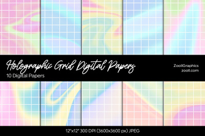 Holographic Grid Digital Papers