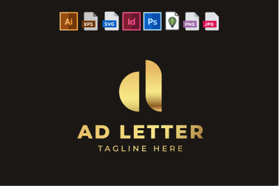 AD Letter Logo