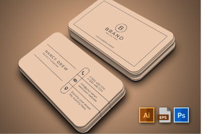 Modern Minimal Business Card