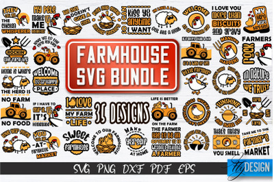 Farmhouse SVG Bundle | Family SVG | Funny Farm Quotes Svg v.2