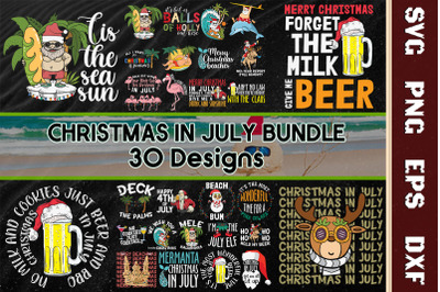 Christmas In July Bundle-30 Designs