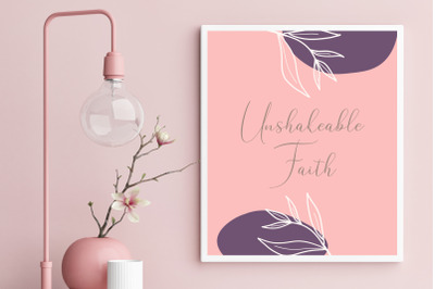 Unshakeable Faith Printable Artwork