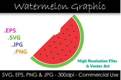 Watermelon SVG - Watermelon Vector Clipart