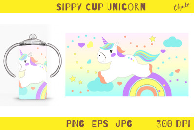 Sippy Cup Sublimation. Sippy Cup Unicorn. Sippy Cup