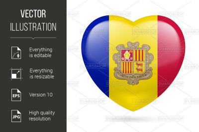 Heart icon of Andorra