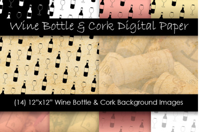 Wine Theme Patterns - Wine Bottle Backgrounds