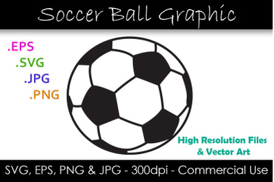 Soccer Ball SVG - Soccer Ball Vector Clipart