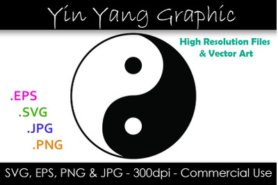 Yin Yang SVG - Yin Yang Vector Clipart