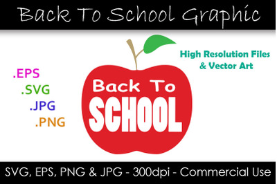 Back To School SVG - Back To School Clipart