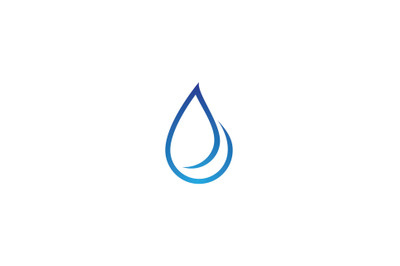 Water drop logo images illustration