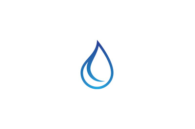 Water drop logo images illustration