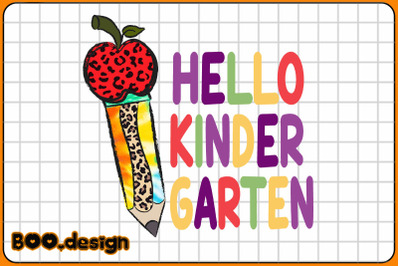 Hello Kindergarten Graphics Design