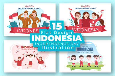 15 Indonesia Independence Day Illustration