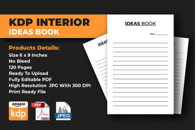 Ideas NoteBook - KDP Low Content