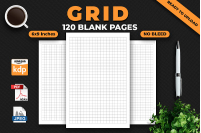 Grid Blank Pages KDP Interior