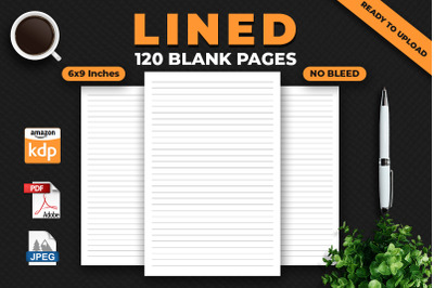 Lined Blank Pages KDP Interior