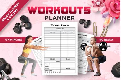 Workouts Planner KDP Interior