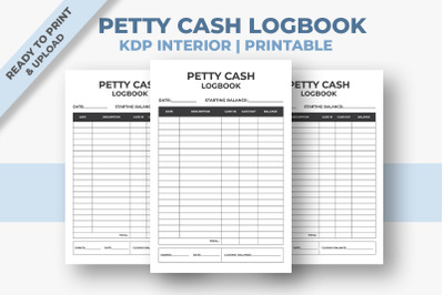 Petty Cash Logbook KDP Interior