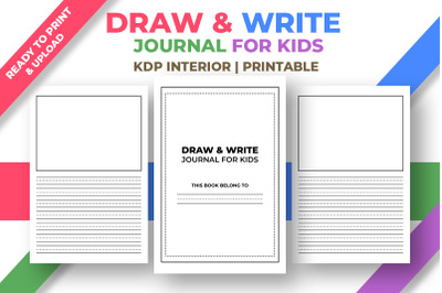 Draw &amp; Write Journal for Kids KDP Interior