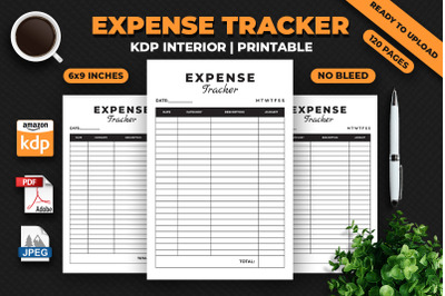 Expense Tracker KDP Interior