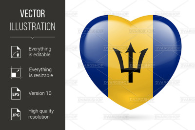 Heart icon of Barbados