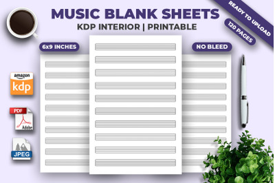 Music Blank Sheets KDP Interior