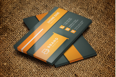 Elegant Simple Business Card Design Template