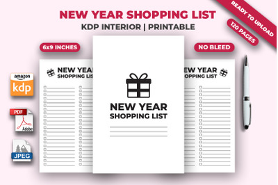 New Year Shopping List KDP Interior