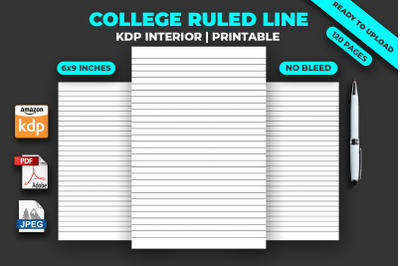 College Ruled Line KDP Interior