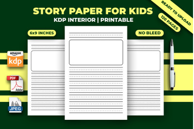 Story Paper For Kids KDP Interior