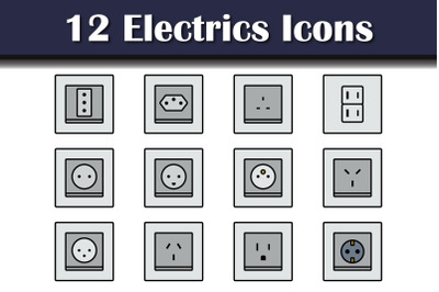 Electrics Icon Set