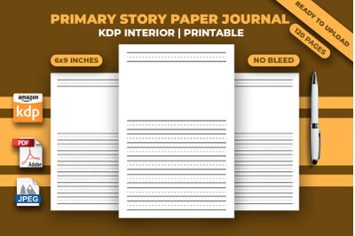 Primary Story Paper journal KDP Interior